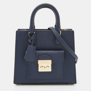 MICHAEL Michael Kors Blue Leather Mini Bridgette Tote, Tote Handbags - Luxury Closet catalog