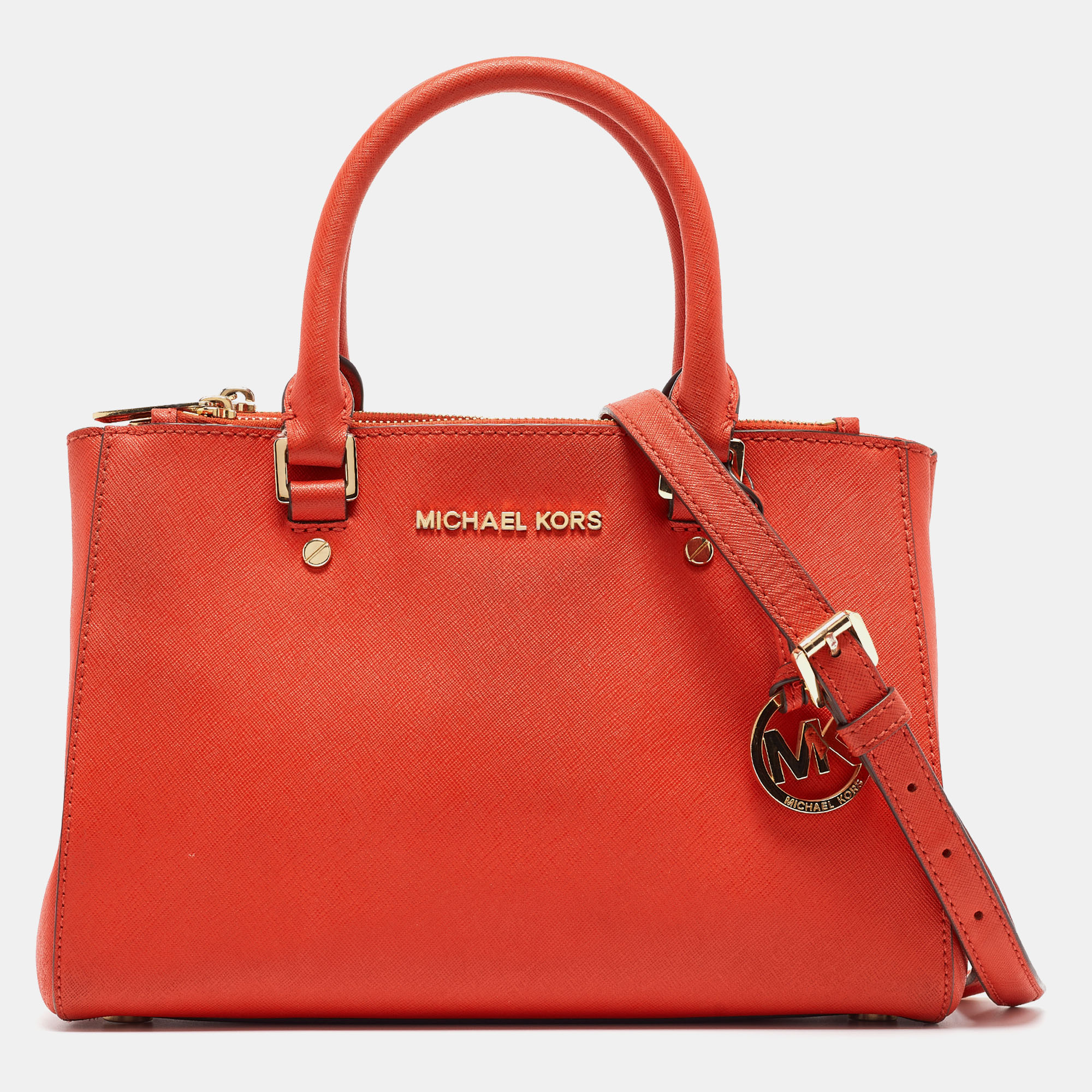 Michael Michael Kors Red Leather Small Sutton Tote, Tote Handbags - Luxury Closet catalog