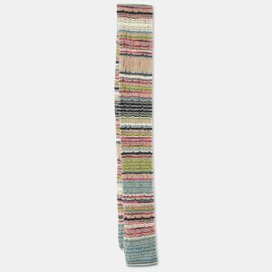 Missoni Multicolor Eyelet Knit Wool & Mohair Stole, Scarves & Shawls - Luxury Closet catalog