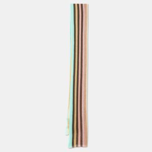 Missoni Multicolor Striped Wool Knit Stole, Scarves & Shawls - Luxury Closet catalog