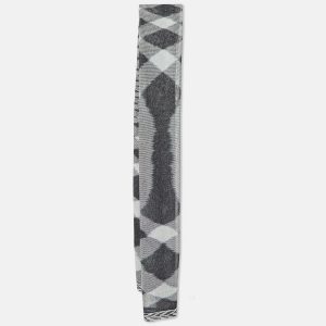 Missoni Monochrome Diamond Pattern Lurex Knit Stole, Scarves & Shawls - Luxury Closet catalog