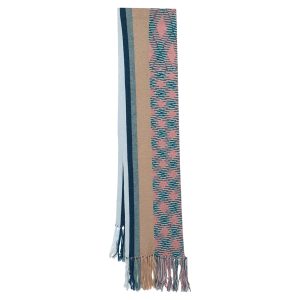 Missoni Multicolor Patterned Wool Knit Fringed Stole, Scarves & Shawls - Luxury Closet catalog