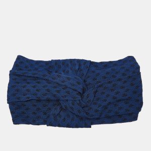 Missoni Navy Blue Knit Wide Headband, Apparel & Accessories - Luxury Closet catalog