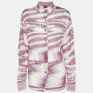 Missoni Multicolor Knit Button Front Shirt S, Shirts & Tops - Luxury Closet catalog