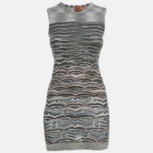 Missoni Black Zig Zag Stretch Knit Mini Bodycon Dress S, Dresses - Luxury Closet catalog