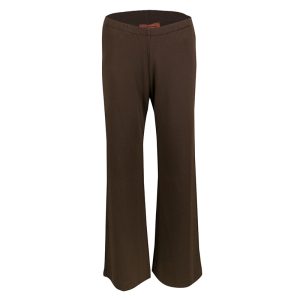 Missoni Brown Elasticized Waist Wide Leg Pants M, Clothing - Luxury Closet catalog