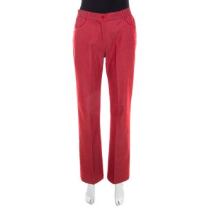 M Missoni Red Cotton Denim Wide Legged Jeans M, Jeans - Luxury Closet catalog