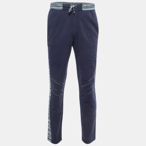 Missoni Navy Blue Cotton Drawstring Lounge Pants M, Clothing - Luxury Closet catalog