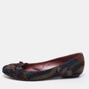 Missoni Multicolor Lurex Fabric Ballet Flats Size 40.5, Flats - Luxury Closet catalog