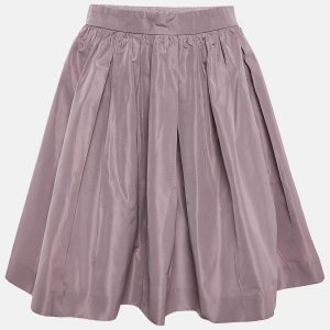 Miu Miu Mauve Crepe Gathered Mini Skirt S, Skirts - Luxury Closet catalog