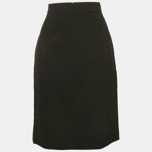 Miu Miu Black Crepe Pencil Skirt M, Skirts - Luxury Closet catalog