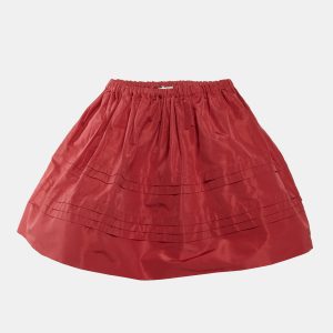 Miu Miu Red Synthetic Flared Mini Skirt M, Skirts - Luxury Closet catalog