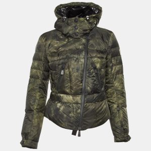 Moncler Dark Green Polyamide Hooded Zip Front Jacket S, Coats & Jackets - Luxury Closet catalog