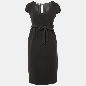 Moschino Cheap and Chic Black Crepe Midi Dress S, Dresses - Luxury Closet catalog