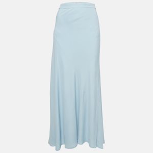 Moschino Cheap and Chic Blue Chiffon Maxi Skirt L, Skirts - Luxury Closet catalog
