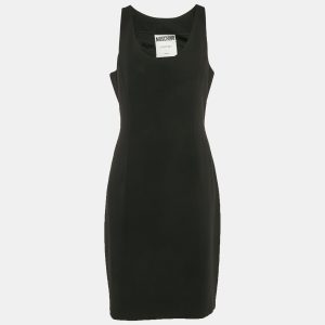 Moschino Couture Black Crepe Sleeveless Short Dress M, Dresses - Luxury Closet catalog