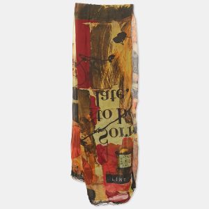 Moschino Multicolor Print Silk and Nylon Scarf, Scarves & Shawls - Luxury Closet catalog