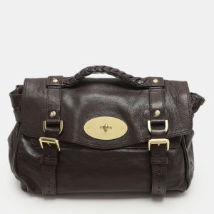 Mulberry Brown Leather Alexa Satchel, Satchels - Luxury Closet catalog