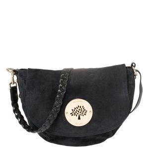 Mulberry Navy Blue Croc Effect Suede Daria Shoulder Bag, Shoulder Bags - Luxury Closet catalog