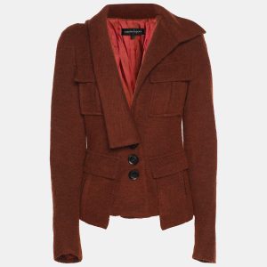 Nanette Lepore Cinnabar Tweed Removable Hoodie Blazer S, Coats & Jackets - Luxury Closet catalog