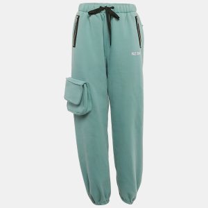 Natasha Zinko Blue Cotton Blend Jogger Sweatpants S, Clothing - Luxury Closet catalog