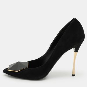 Nicholas Kirkwood Black Suede Eden Pumps Size 38, Pumps - Luxury Closet catalog