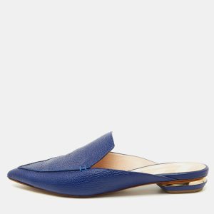 Nicholas Kirkwood Blue Leather Beya Pointed Toe Mules Size 40, Sandals - Luxury Closet catalog