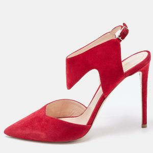 Nicholas Kirkwood Dark Pink Suede Leda Pumps Size 38.5, Pumps - Luxury Closet catalog