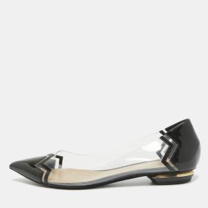 Nicholas Kirkwood Black Patent and PVC Ballet Flats Size 40, Flats - Luxury Closet catalog