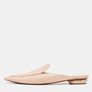 Nicholas Kirkwood Pink Leather Beya Flat Mules Size 41, Flats - Luxury Closet catalog