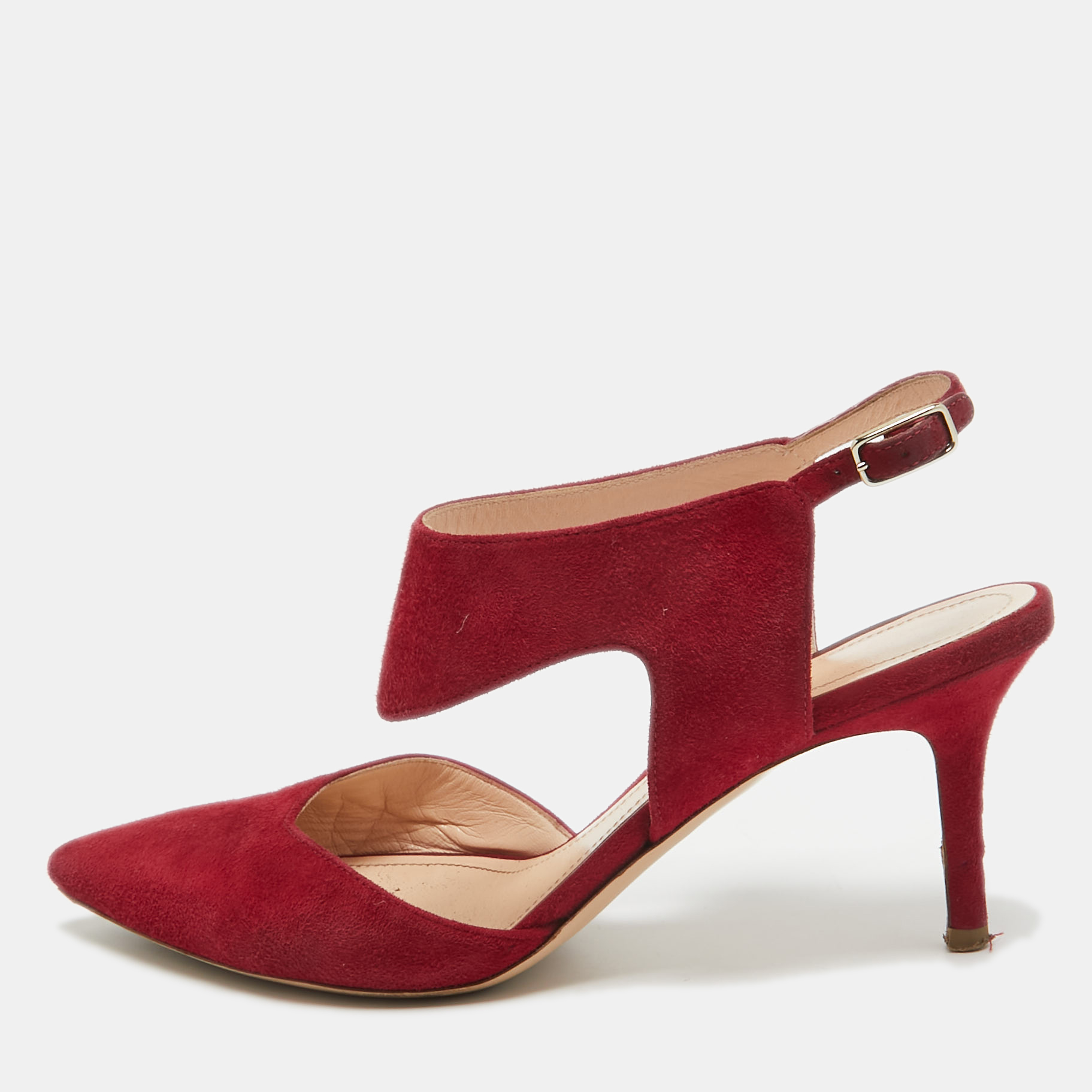 Nicholas Kirkwood Dark Red Suede Leda Pumps Size 36, Pumps - Luxury Closet catalog