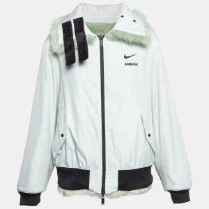 Nike x Ambush Jade Green Faux Fur Reversible Jacket L, Coats & Jackets - Luxury Closet catalog