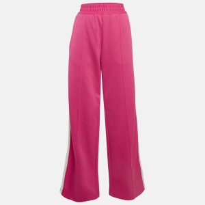 Off-White Pink Cotton Jersey Side Striped Track Pants L, Clothing - Luxury Closet catalog