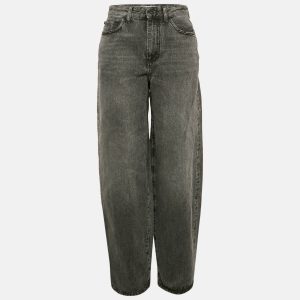 Off-White Grey Light Washed Denim Boy Friend Jeans M/Waist 28", Jeans - Luxury Closet catalog