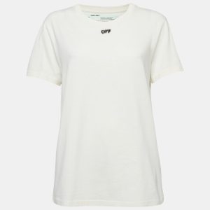 Off-White Off-White Arrow Print Cotton Crew Neck T-Shirt L, Shirts & Tops - Luxury Closet catalog