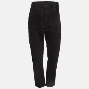 Off-White Black Denim Straight Leg Jeans XL Waist 34", Jeans - Luxury Closet catalog