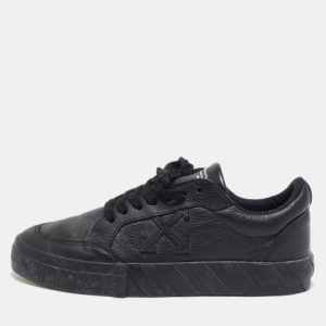 Off-White Black Leather Vulcanized Low Top Sneakers Size 40, Athletic Shoes & Sneakers - Luxury Closet catalog
