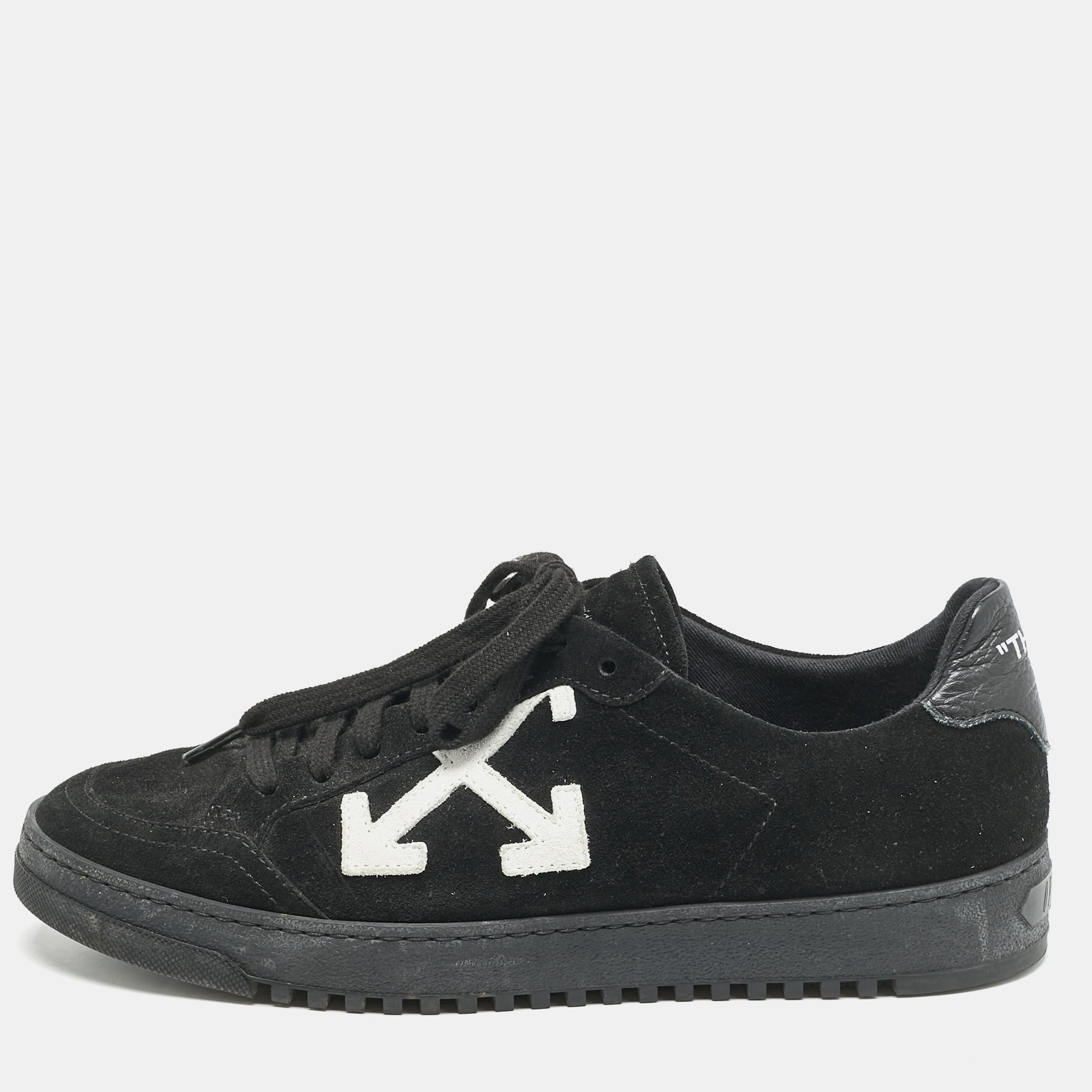 Off-White Black Suede 2.0 Low Top Sneakers Size 39, Athletic Shoes & Sneakers - Luxury Closet catalog