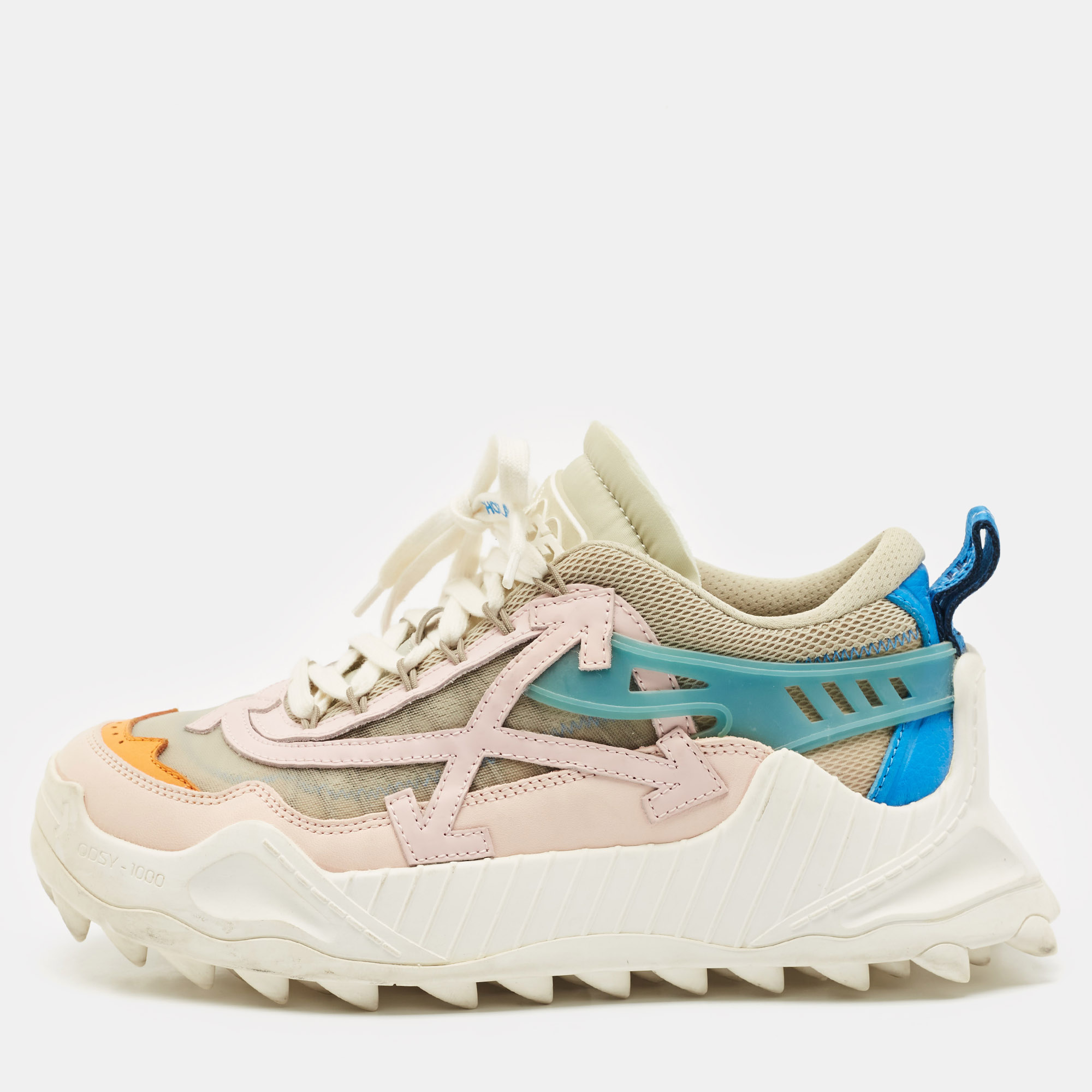 Off-White Multicolor Mesh and Nubuck Leather Odsy 1000 Lace Up Sneakers Size 40, Athletic Shoes & Sneakers - Luxury Closet catalog