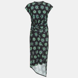 Paco Rabanne Black Floral Print Jersey Skirt and Top Set M, Suits - Luxury Closet catalog