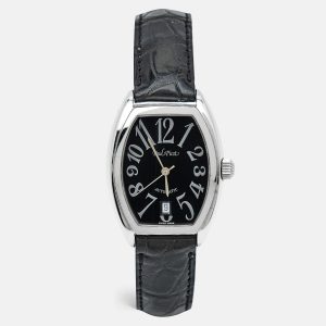 Paul Picot Black Stainless Steel Alligator Leather Firshire 4097 Unisex Wristwatch 33 mm, Watches - Luxury Closet catalog