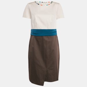 Paule Ka Multicolor Cotton Short Dress L, Dresses - Luxury Closet catalog