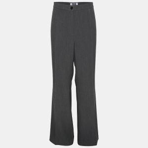 Perte by Krizia Grey Polyester Blend Fabric Trousers XL, Clothing - Luxury Closet catalog