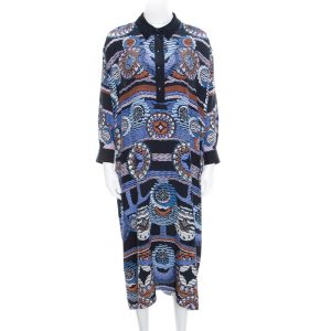 Peter Pilotto Silk Digital Abstract Printed Kaftan Maxi Dress ( One Size ), Dresses - Luxury Closet catalog