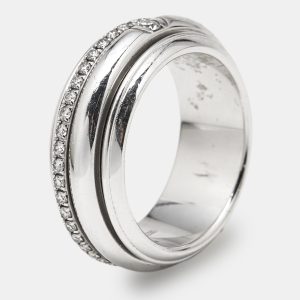Piaget Possession Diamonds 18k White Gold Ring Size 54, Rings - Luxury Closet catalog