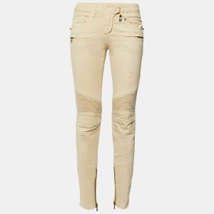 Pierre Balmain Beige Denim Ribbed Slim Fit jeans M/Waist 30", Jeans - Luxury Closet catalog
