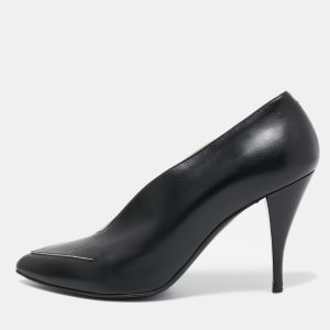 Pierre Hardy Black Leather V Neck Pointed Toe Pumps Size 38, Pumps - Luxury Closet catalog