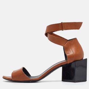 Pierre Hardy Brown Leather Ankle Wrap Sandals Size 37, Sandals - Luxury Closet catalog