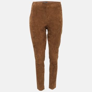 Polo Ralph Lauren Brown Genuine Suede Trousers XL, Clothing - Luxury Closet catalog