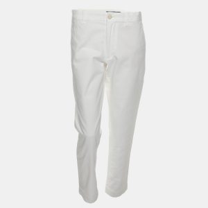 Polo Ralph Lauren White Stretch Fabric The Slim Chino Trouser S, Clothing - Luxury Closet catalog